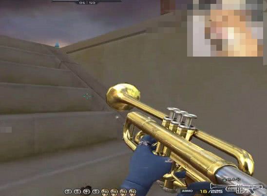 《CF》搞怪武器金色小号玩法攻略