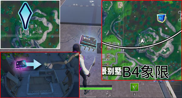 《堡垒之夜》第九赛季全芯片位置汇总