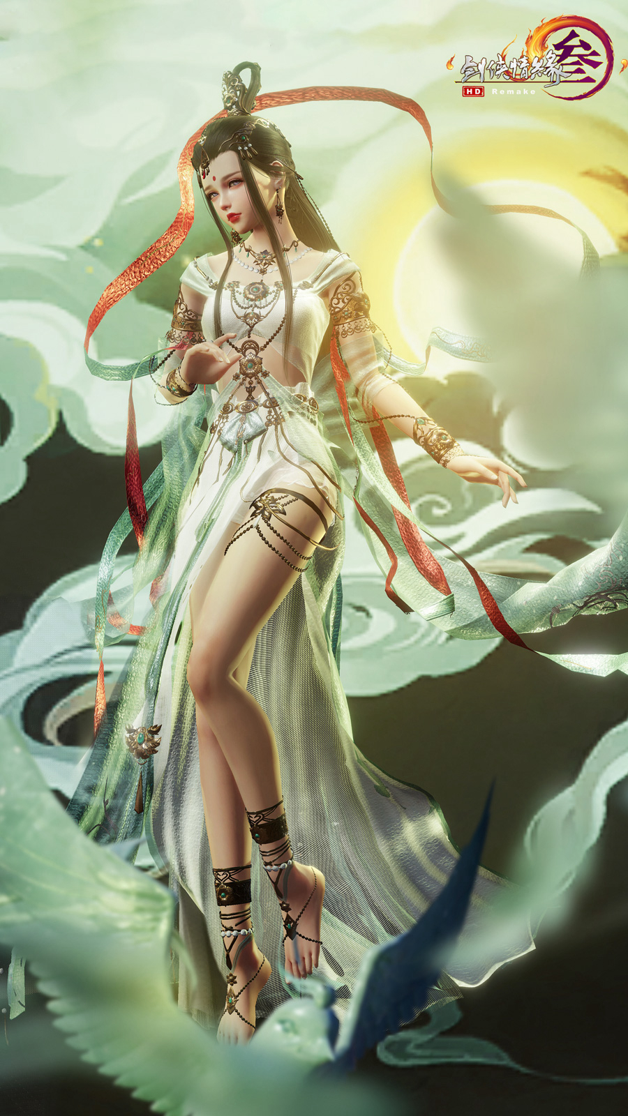 《剑网3》敦煌飞天礼盒全体型预览