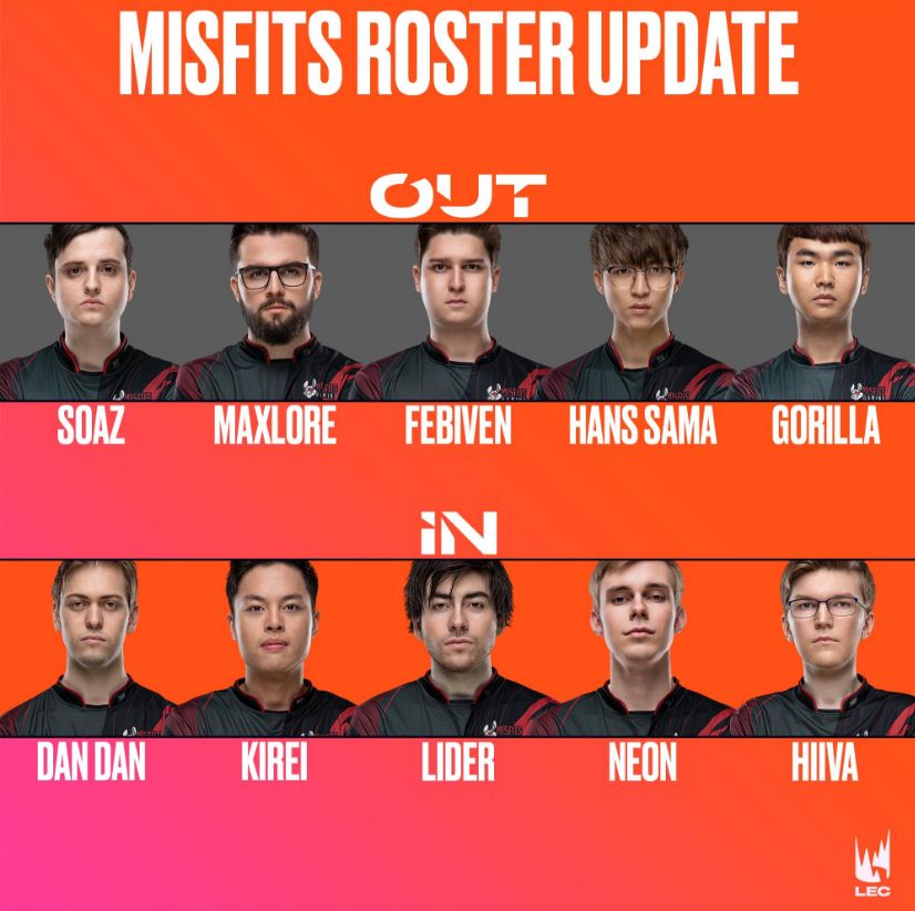 《LOL》LEC赛区人员变动 欧成替补MSF全队调整