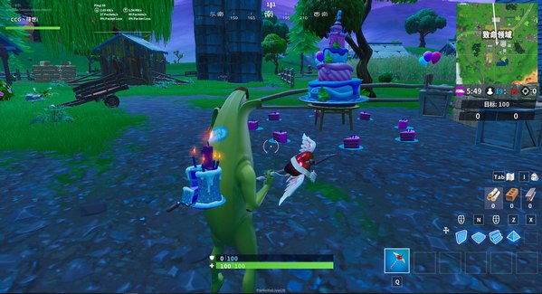 《堡垒之夜》2周年生日庆典在10个不同的生日蛋糕上跳舞任务攻略 