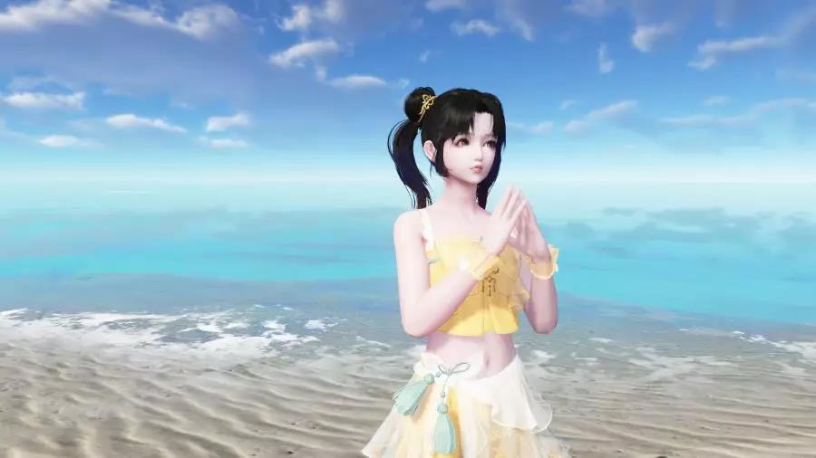 《天涯明月刀》2019泳装浪花一朵朵外观预览