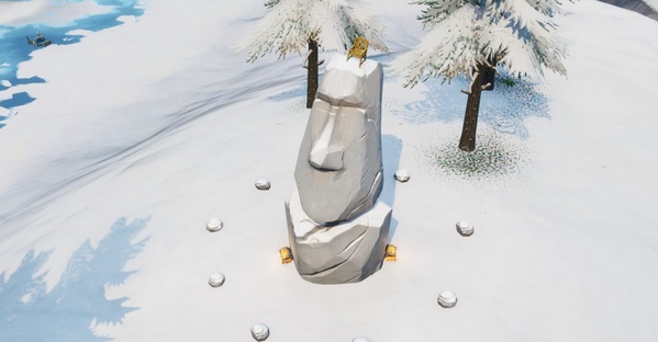 《堡垒之夜》探访天狐涂装的多尔汉堡头恐龙以及巨人头位置坐标汇总