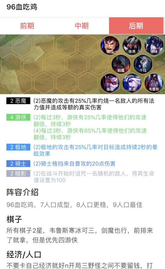 《LOL》云顶之弈极地游侠吃分流打法要点