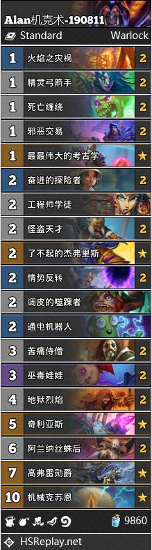 《炉石传说》奥丹姆奇兵强势T1卡组推荐