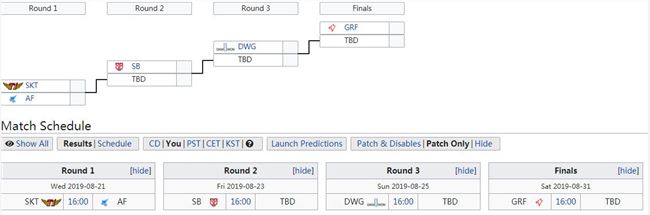 《LOL》2019LCK夏季赛季后赛赛程一览