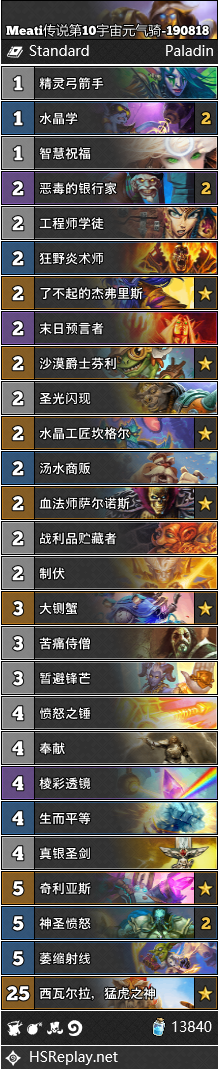 《炉石传说》奥丹姆奇兵Meati传说第10宇宙元气骑