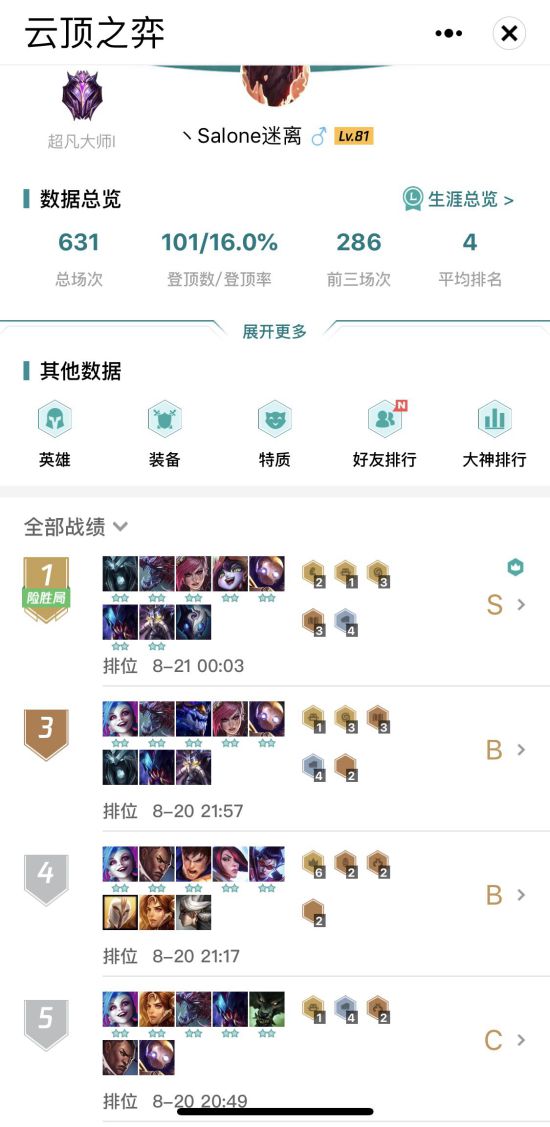 《LOL》9.16云顶之弈金克斯阵容排位实战