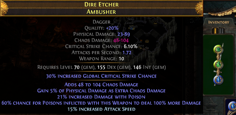 《流放之路》S9剧毒飞刃BD推荐