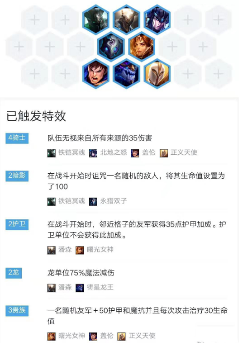 《LOL》云顶之弈9.20版本护卫龙骑阵容攻略