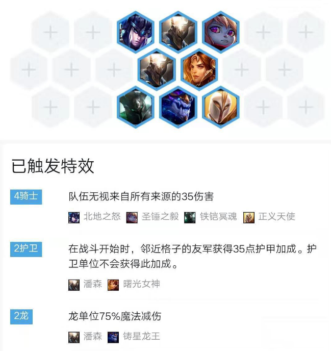 《LOL》云顶之弈9.20版本护卫龙骑阵容攻略