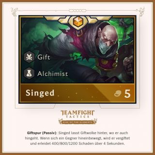 《LOL》云顶之弈第二赛季5费英雄汇总