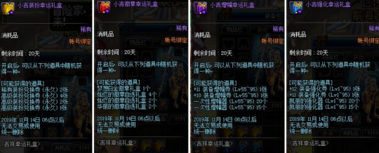 《DNF》吉祥幸运礼盒介绍