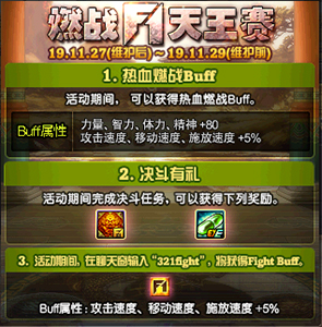 《DNF》燃战F1天王赛奖励一览