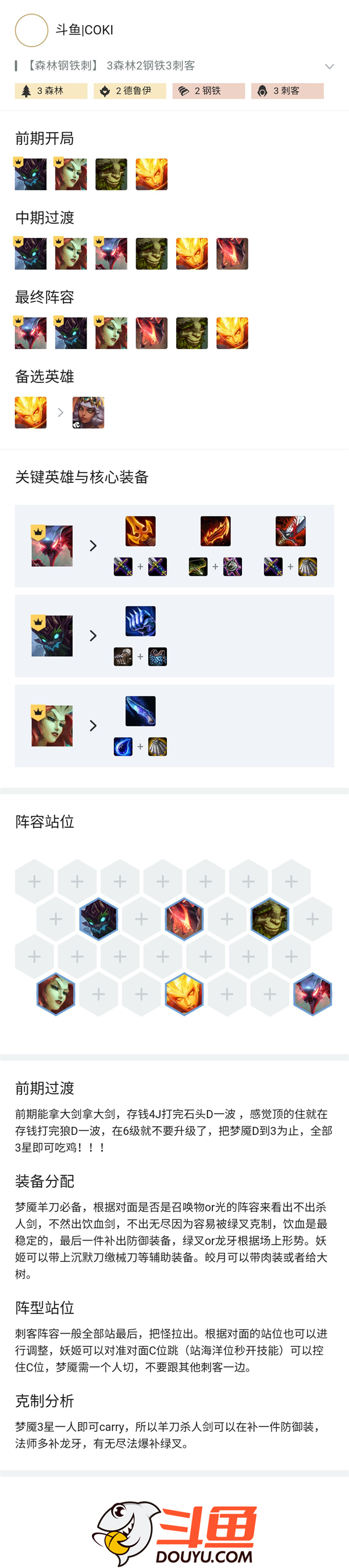 《LOL》森林钢铁刺阵容搭配推荐