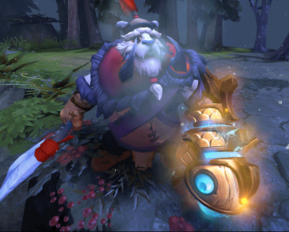 《dota2》2019珍宝之瓶纯金双鱼粉碎拳饰品外观