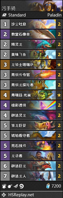 《炉石传说》巨龙降临圣骑士卡组构筑推荐