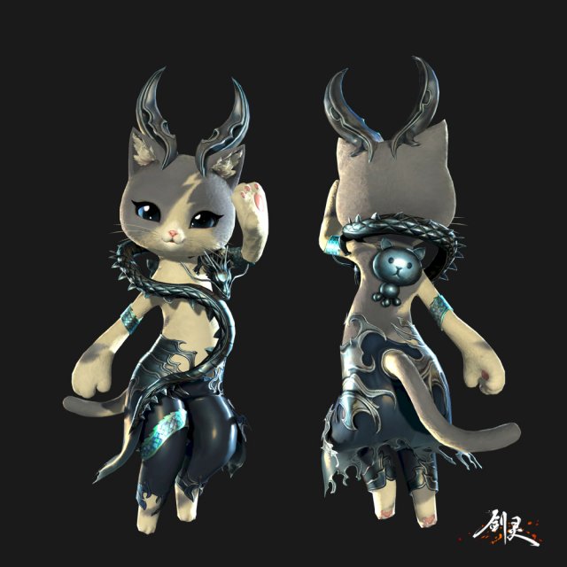 《剑灵》青龙喵外观介绍