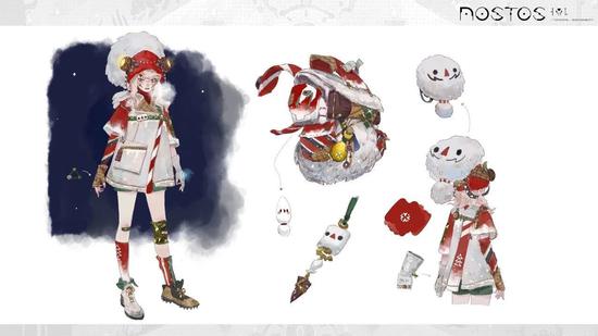 《Nostos》仲冬节活动特殊奖励限时放送：全员圣诞帽安排了！