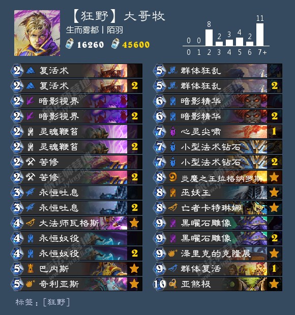 《炉石传说》2020狂野T1卡组推荐1