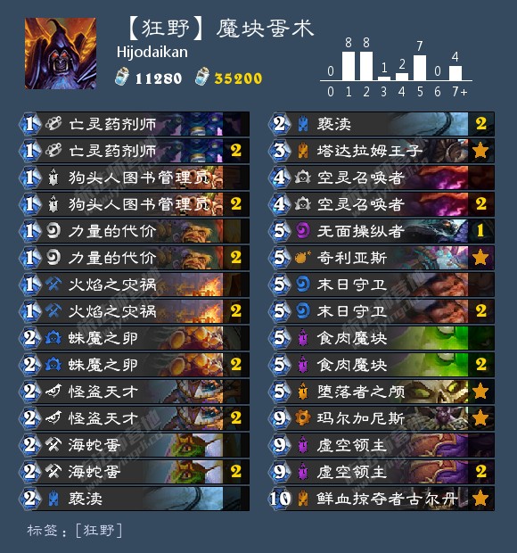 《炉石传说》2020狂野平民卡组推荐