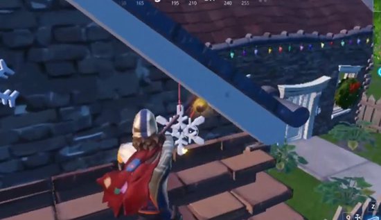 《堡垒之夜》雪花装饰地点分布