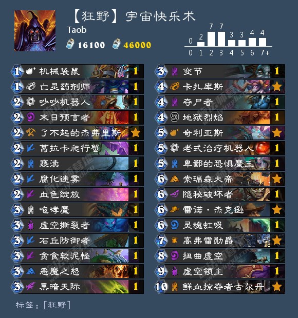 《炉石传说》2020快乐术卡组推荐