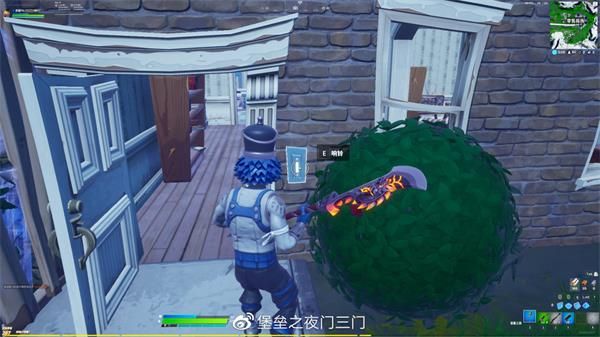 《堡垒之夜》在不同比赛中按响敌人所在屋子的门铃攻略