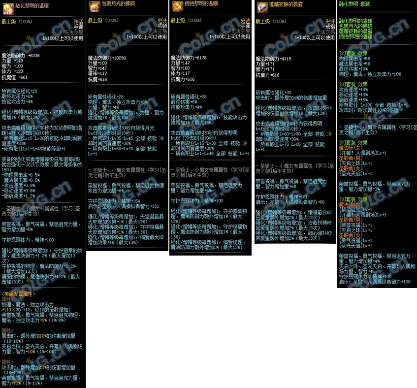 《DNF》100白手首饰选择