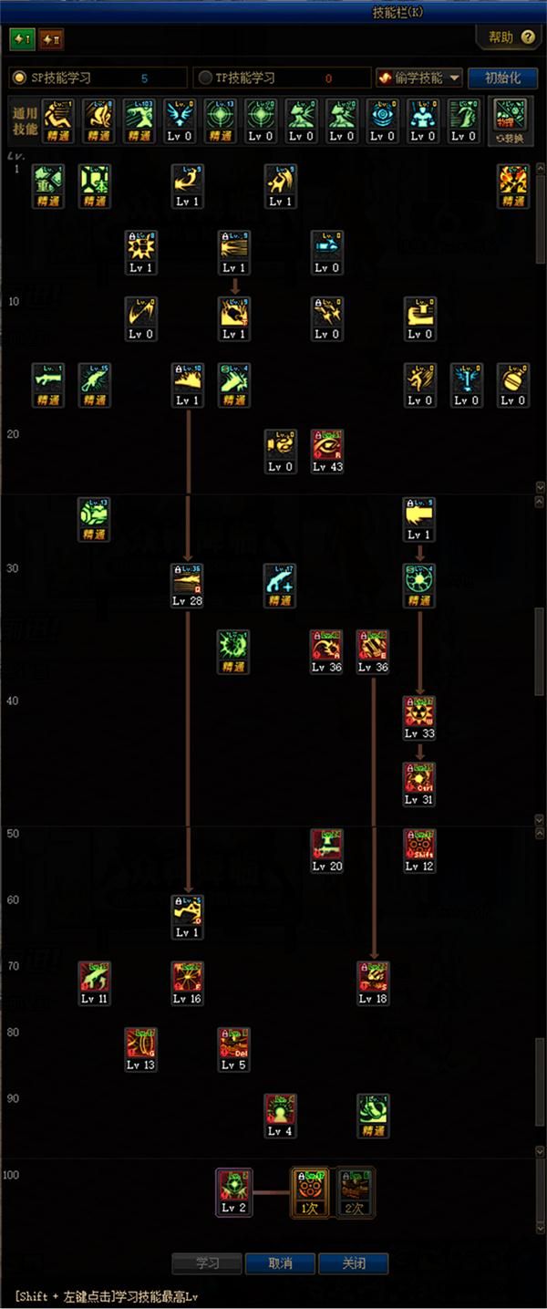 《DNF》风暴骑兵100级技能加点攻略 