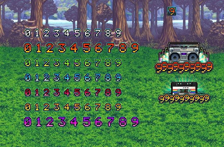 《DNF》昔日时光伤害字体展示