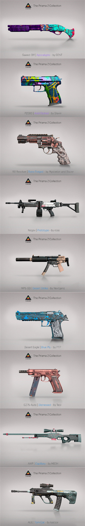 《CSGO》棱彩2号武器箱皮肤一览