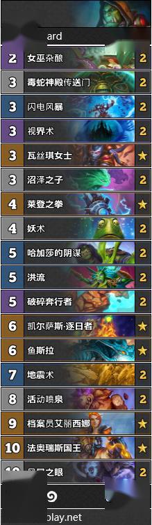 《炉石传说》外域的灰烬全职业卡组构筑汇总