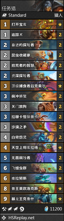 《炉石传说》全职业外域的灰烬卡牌构筑一览