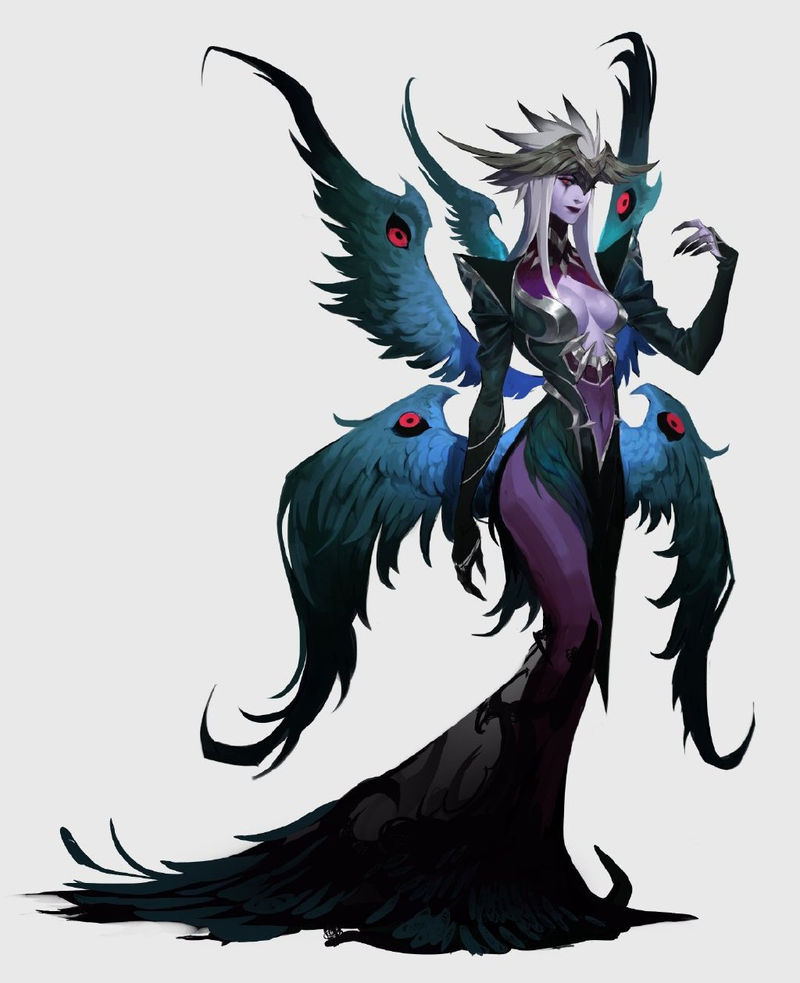 《LOL》魔女系列皮肤设计师 公布工作稿与召唤师图标