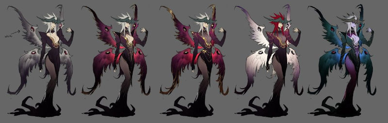 《LOL》魔女系列皮肤设计师 公布工作稿与召唤师图标