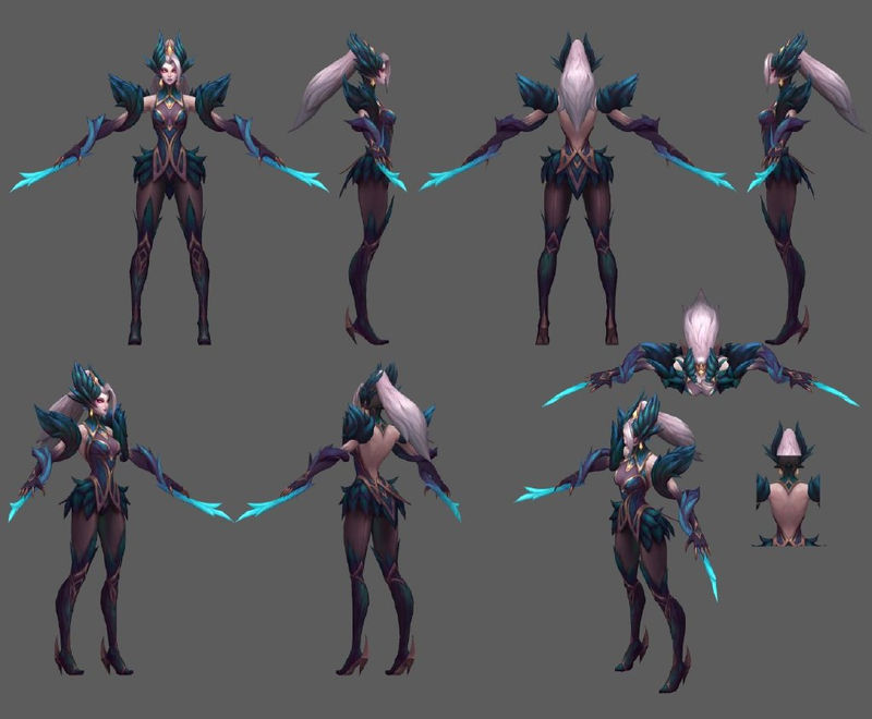 《LOL》魔女系列皮肤设计师 公布工作稿与召唤师图标