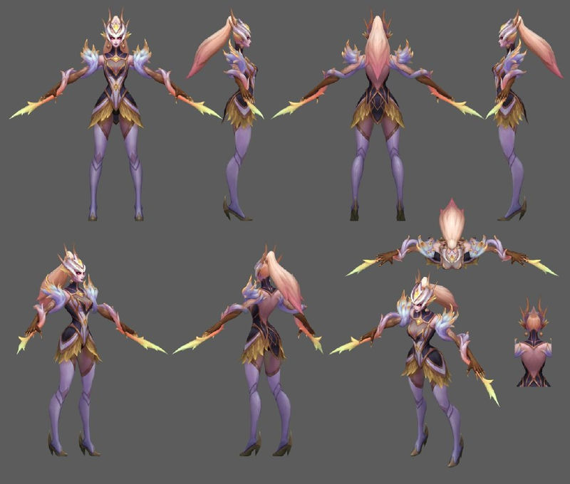 《LOL》魔女系列皮肤设计师 公布工作稿与召唤师图标