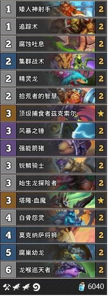 《炉石传说》外域的灰烬Stealth传说龙猎卡组推荐