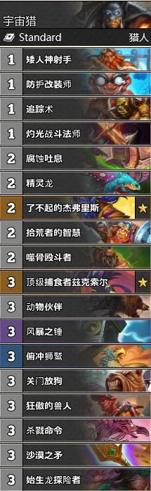《炉石传说》外域的灰烬宇宙猎卡组玩法推荐