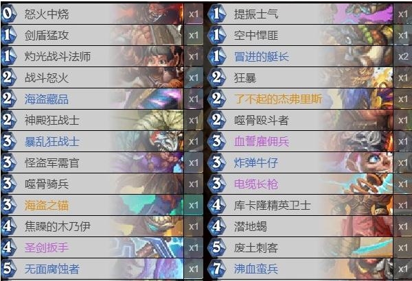 《炉石传说》外域的灰烬伪宇宙激怒战卡组推荐