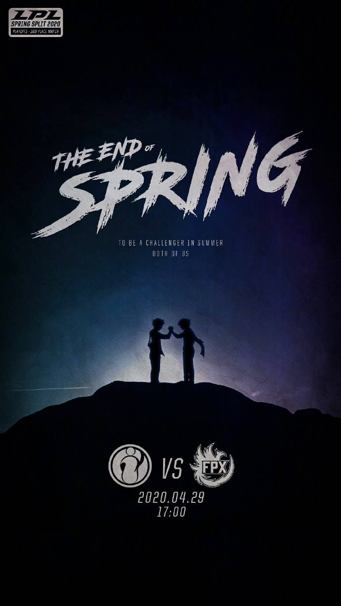 《LOL》LPL今日赛前海报：FPX雪山清冷希望犹存，IG春局终战夏求无憾
