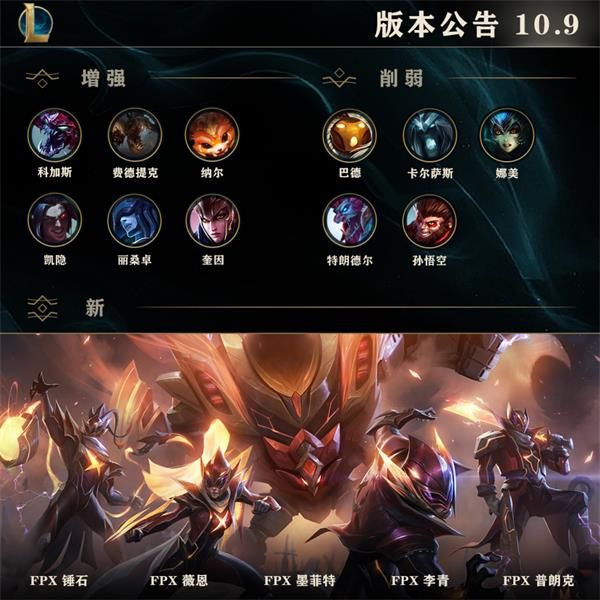 《LOL》10.9版本停机维护结束时间4月30日