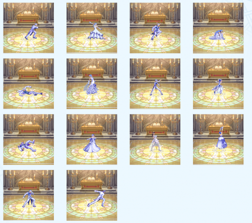 《DNF》520蓝色礼服外观展示