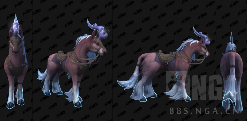 《魔兽世界》炽蓝仙野独角兽来源