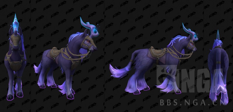 《魔兽世界》炽蓝仙野独角兽来源