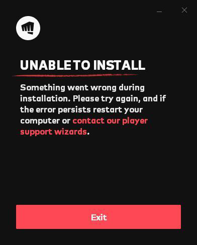 《Valorant》unableto install解决方法