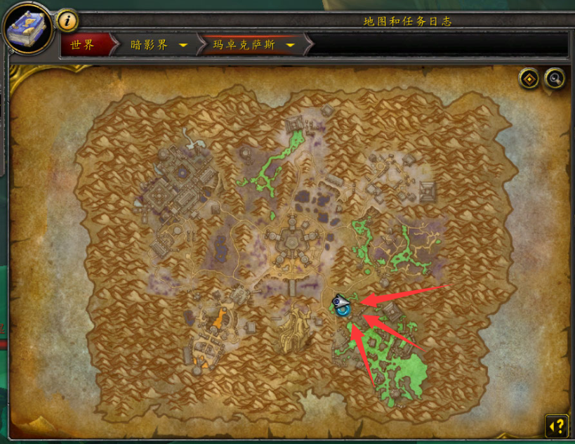 《魔兽世界》凋魂之殇位置