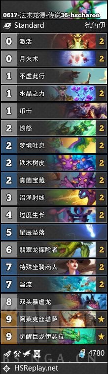 《炉石传说》hscharon法术龙德卡组攻略