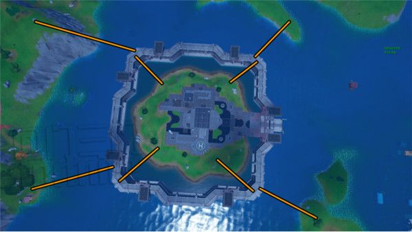 《堡垒之夜》在堡安机构使用不同的滑索任务攻略